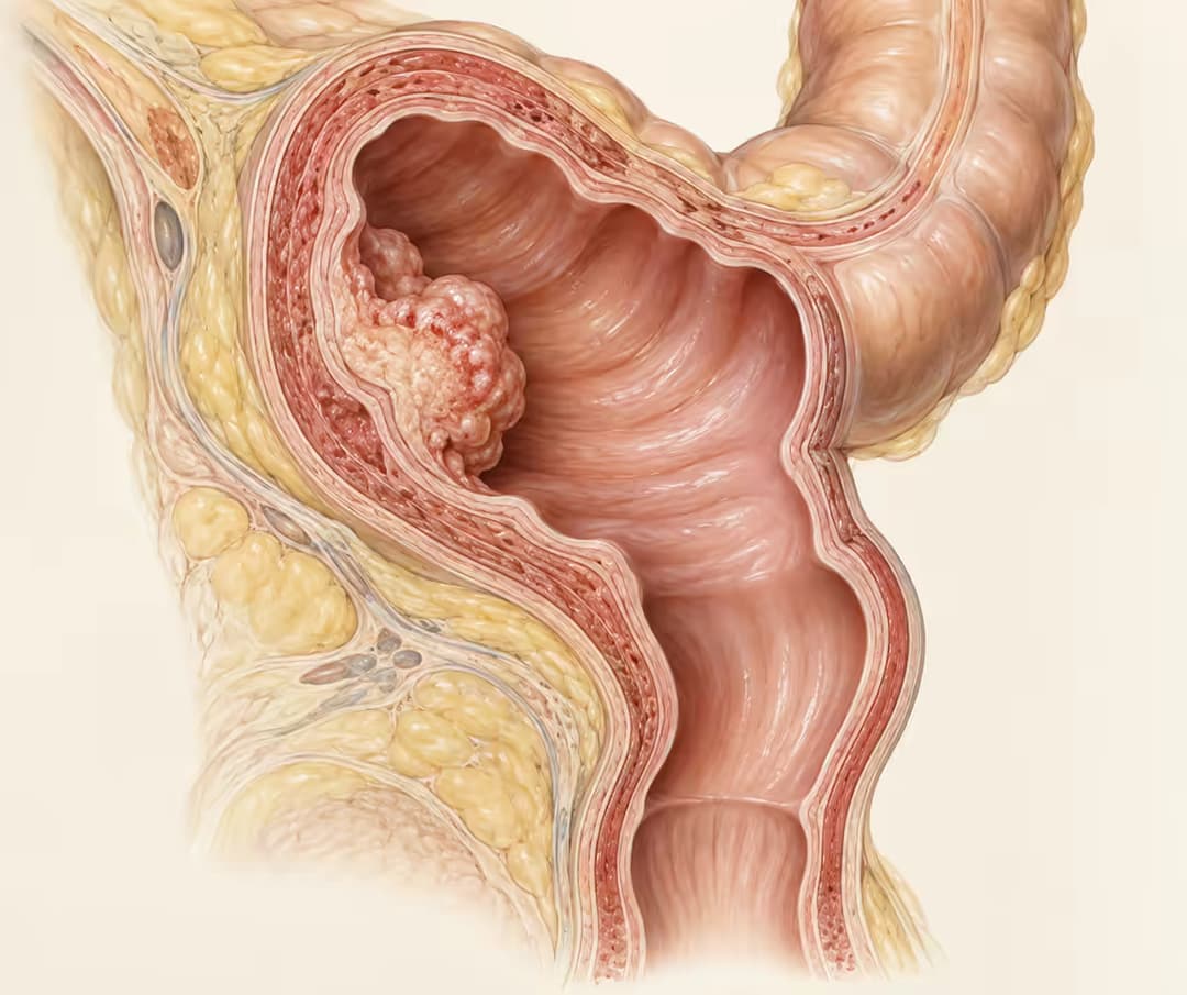 Carcinoma tuyến biệt hóa vừa trực tràng và các yếu tố tiên lượng điều trị