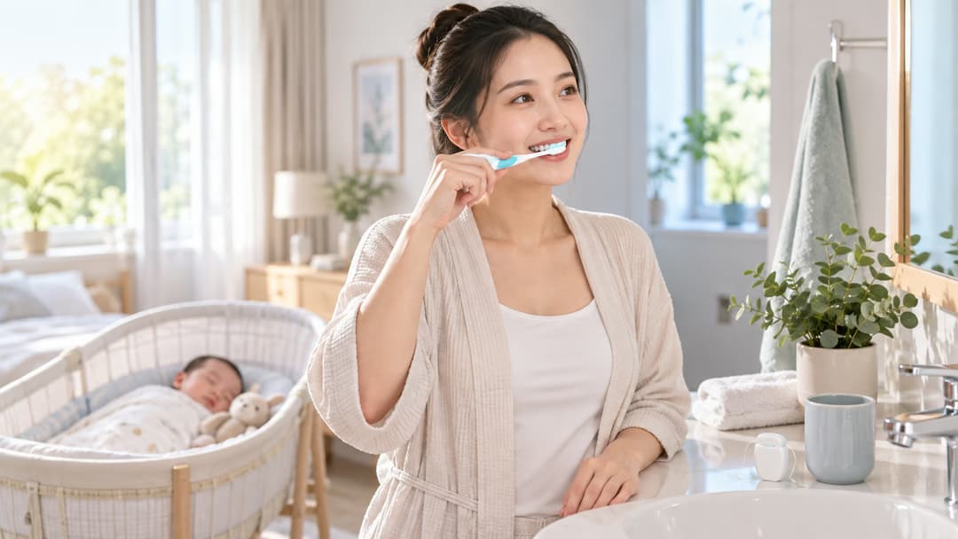 Viêm chân răng sau sinh và hướng dẫn chăm sóc răng miệng