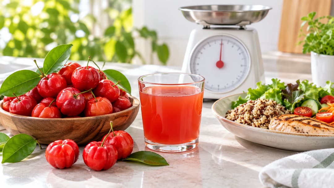 Ăn sơ ri có mập không và lưu ý khi uống nước ép sơ ri giảm cân