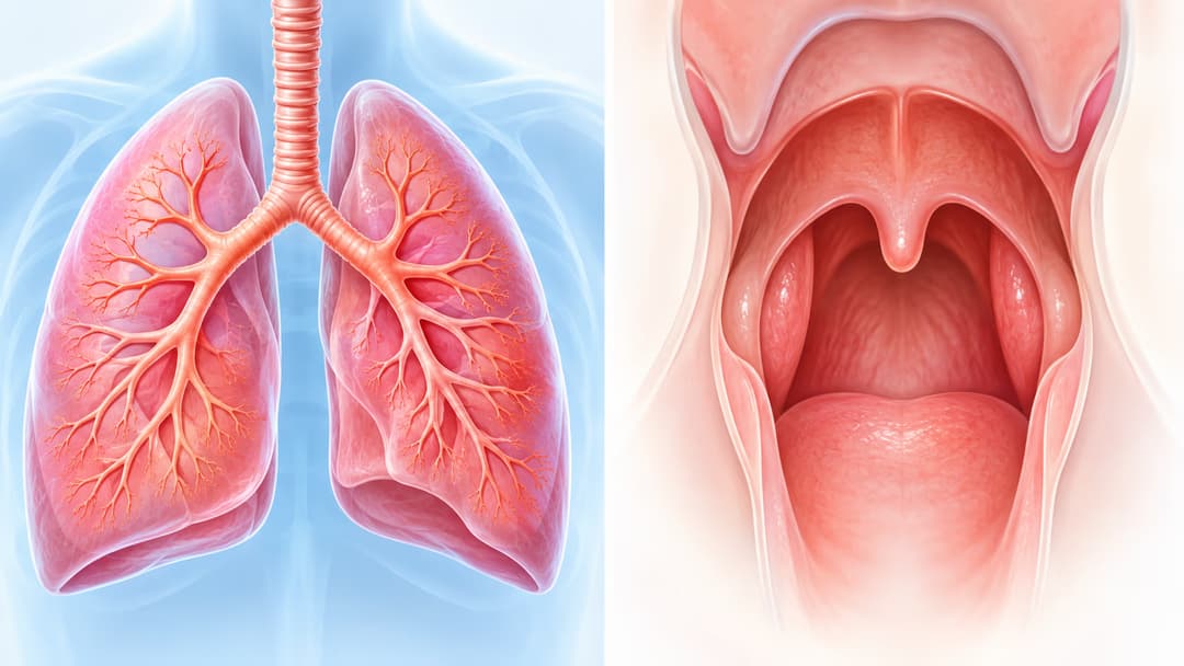 Cách phân biệt ho do viêm phế quản và ho do viêm họng