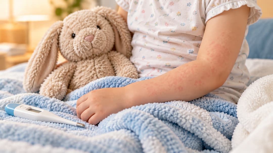 Bệnh ban đào ở trẻ em và hướng dẫn chăm sóc trẻ tại nhà