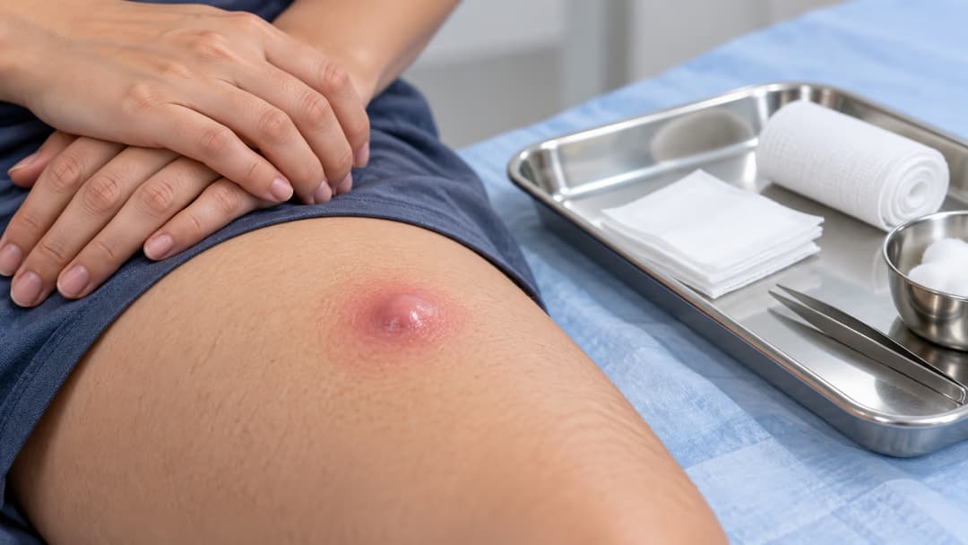 Người bị áp xe có nên tự nặn mủ tại nhà hay không