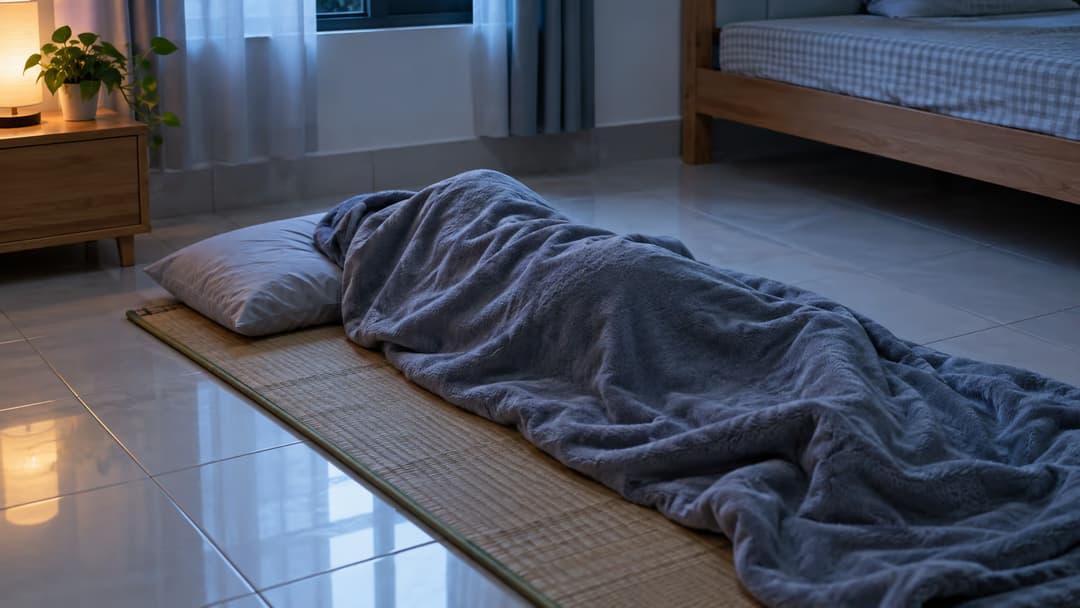 Nằm ngủ dưới nền gạch có sao không và những nguy cơ sức khỏe cần biết