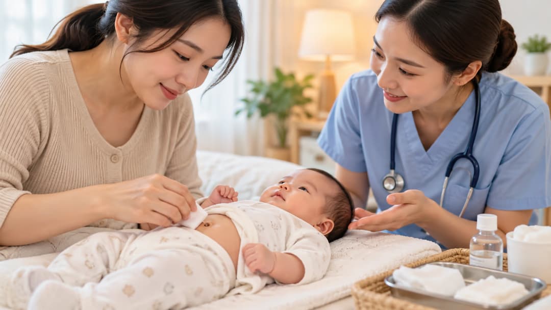 Cách vệ sinh rốn an toàn và đúng cách tại nhà