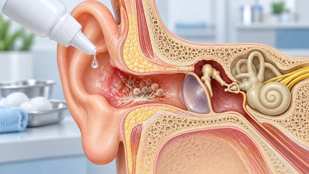 Cách xử trí nấm ống tai ngoài đúng y khoa