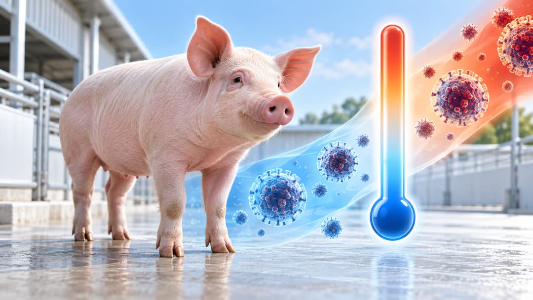 Virus gây dịch tả lợn sống được ở nhiệt độ bao nhiêu