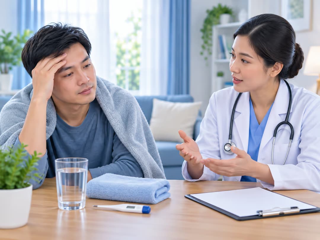 Sốt đau đầu buồn nôn cảnh báo bệnh gì và cách xử trí