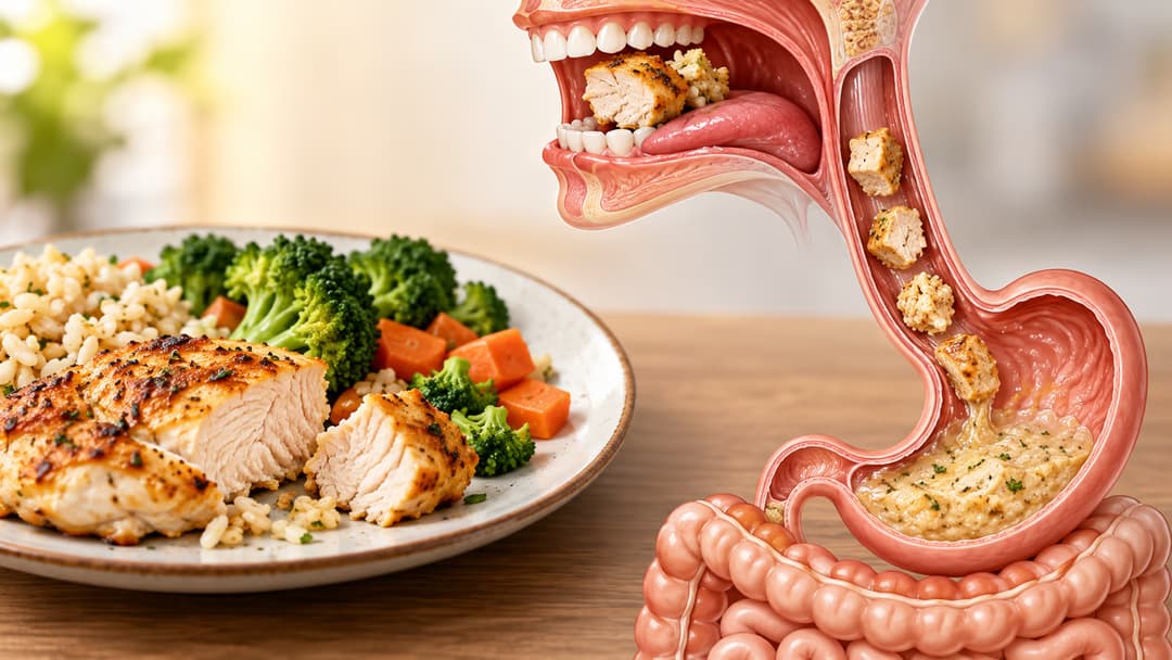 Nhai không kỹ ảnh hưởng đến hệ tiêu hóa như thế nào