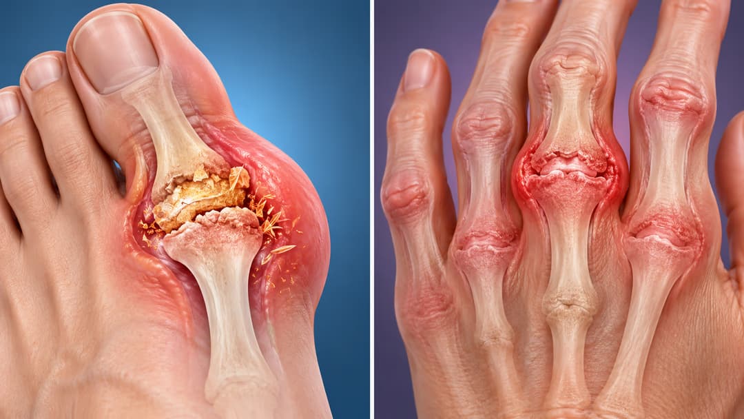 Hướng dẫn phân biệt gút và viêm khớp dạng thấp