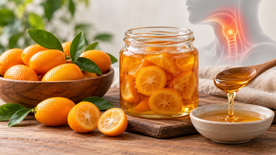 Cách làm quất ngâm mật ong giúp giảm ho và nâng cao sức đề kháng