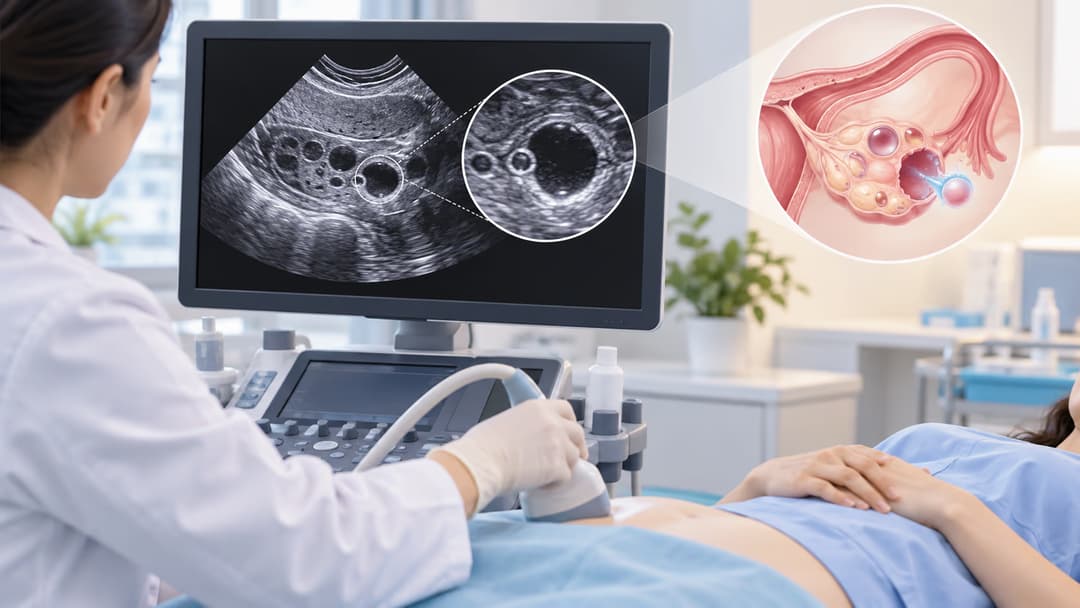 Trứng đã rụng siêu âm có thấy không và dấu hiệu trên hình ảnh