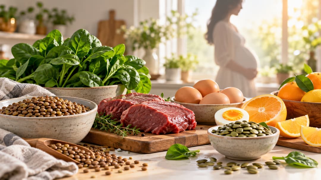 Các thực phẩm giàu sắt cho bà bầu giúp phòng ngừa thiếu máu thai kỳ