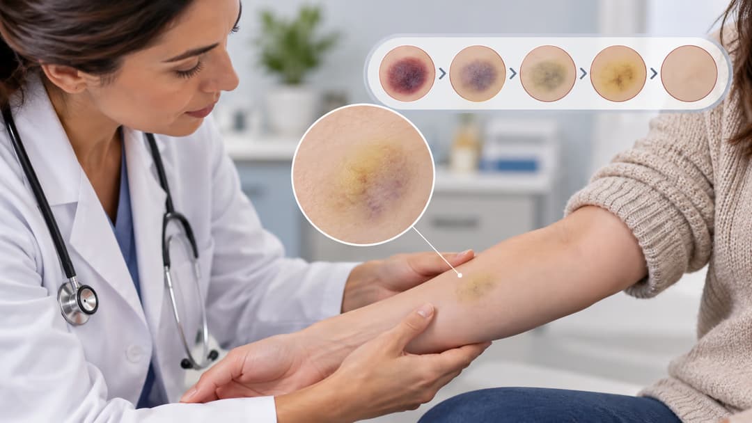 Vết bầm vàng trên da có đáng lo ngại không
