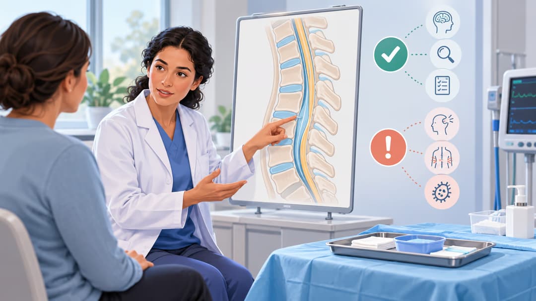 Thủ thuật chọc dò dịch não tủy có an toàn không và những rủi ro cần biết