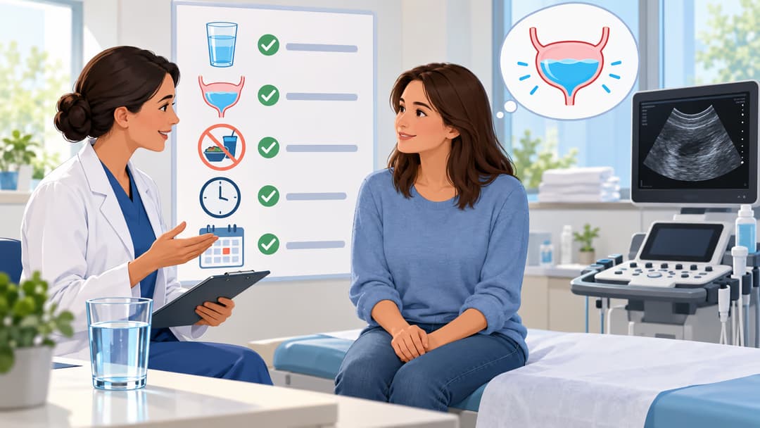 Vì sao cần uống nước và nhịn tiểu khi siêu âm bụng tổng quát?