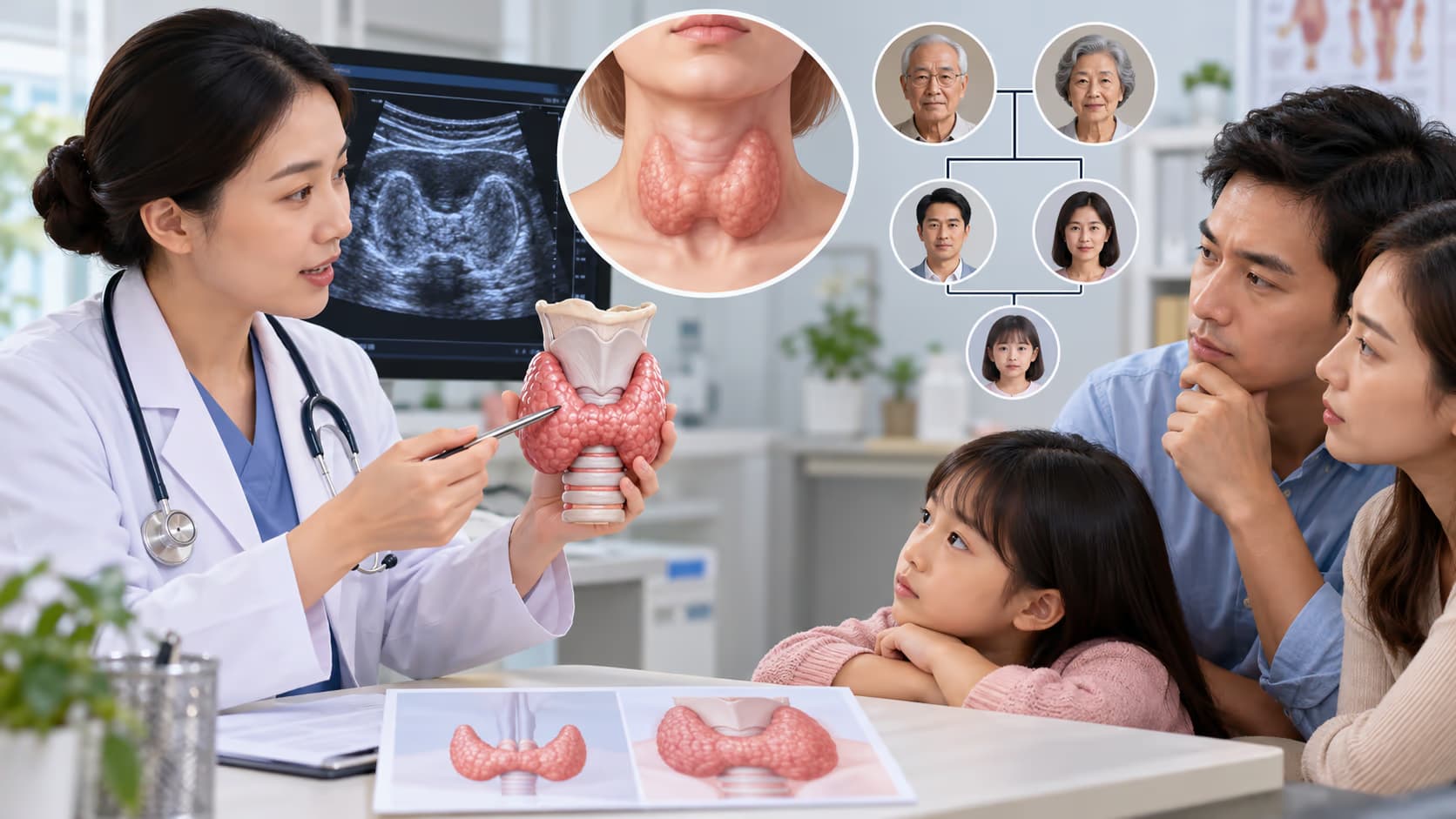 Bướu cổ là gì và bệnh bướu cổ có di truyền không?