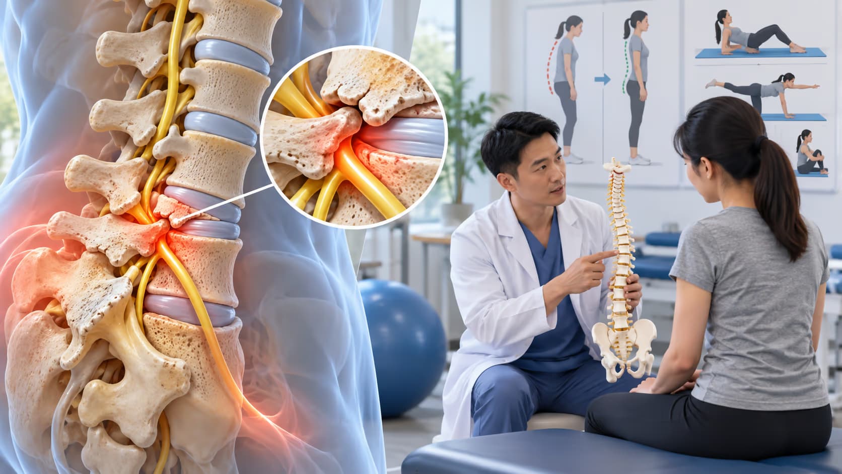 Gai cột sống chèn dây thần kinh: Nhận biết triệu chứng và cách xử trí