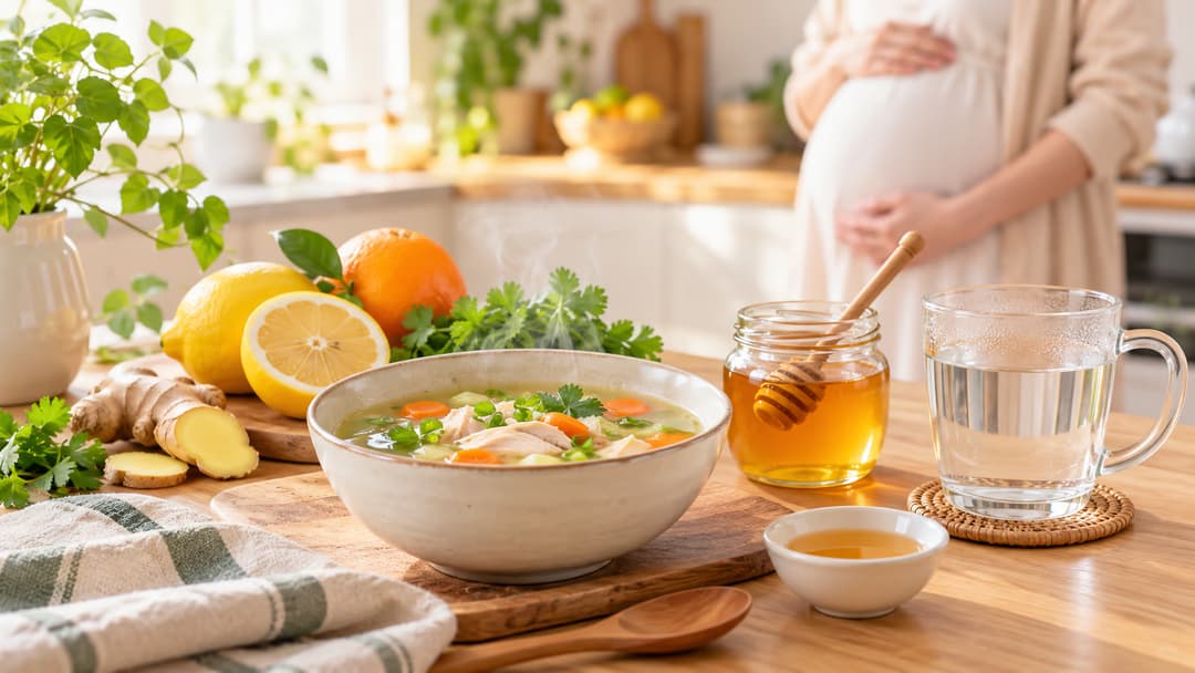Bà bầu bị ho nên ăn gì để làm dịu họng và phục hồi sức khỏe