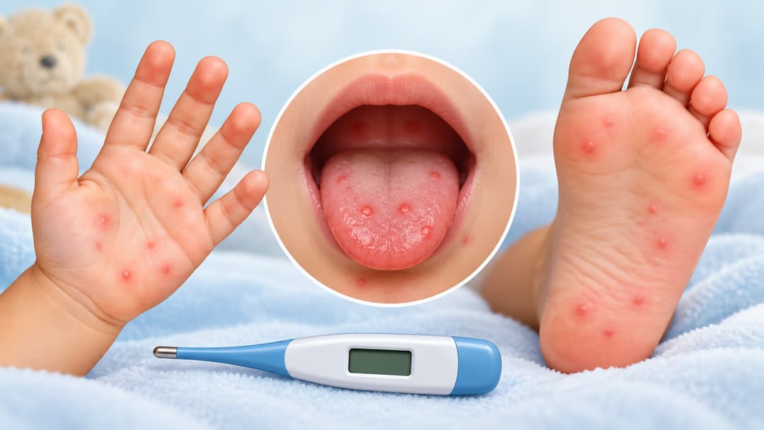 Triệu chứng cảnh báo trẻ bị bệnh tay chân miệng cha mẹ cần biết