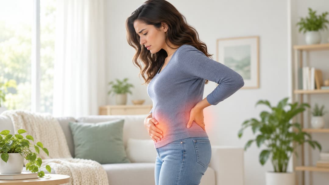 Đau lưng ra huyết nâu kèm đau bụng có nguy hiểm không?