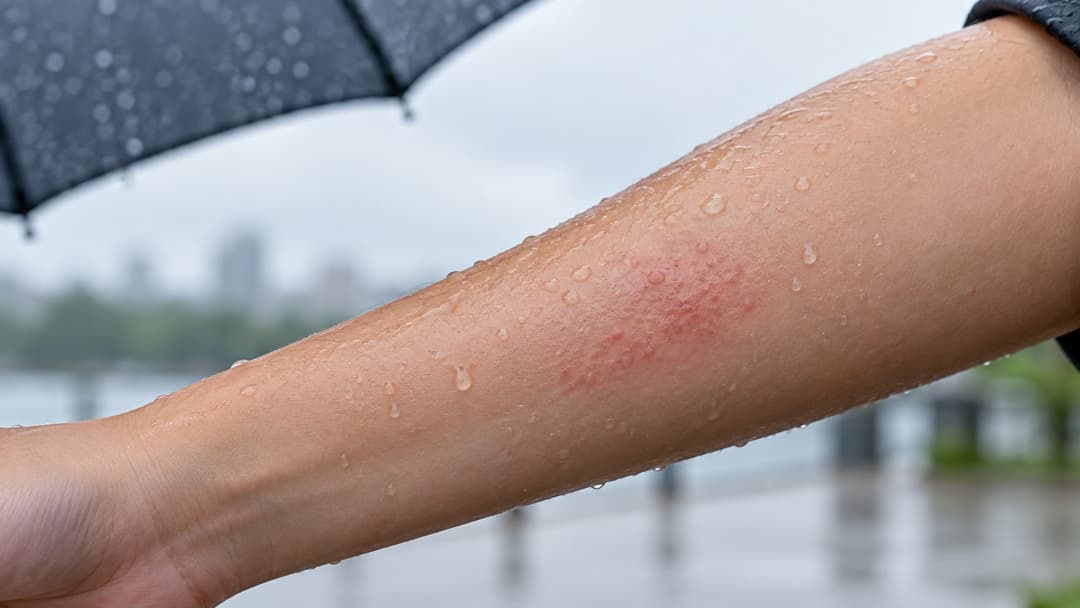 Dị ứng nước mưa và những điều cần biết để bảo vệ làn da