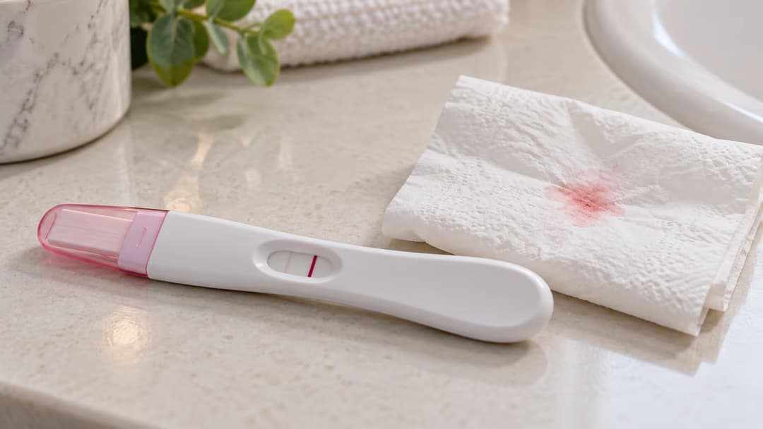 Ra máu báo thai nhưng thử que 1 vạch nguyên nhân do đâu và xử trí thế nào?