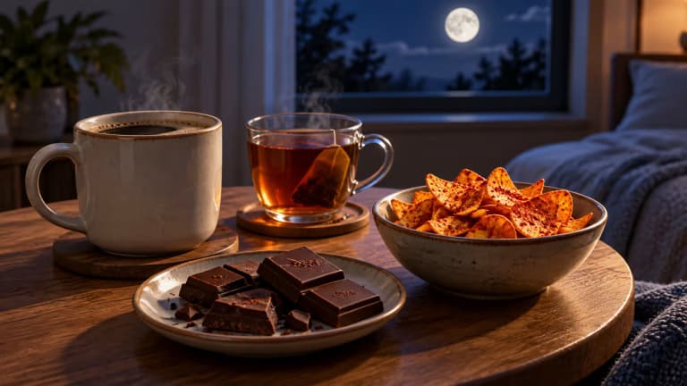 Các loại thực phẩm gây mất ngủ nên hạn chế vào buổi tối