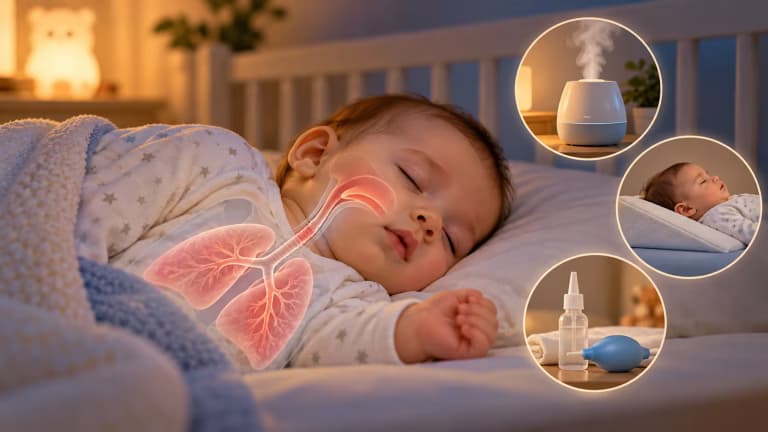 Nguyên nhân khiến bé ho khi ngủ và cách chăm sóc an toàn tại nhà