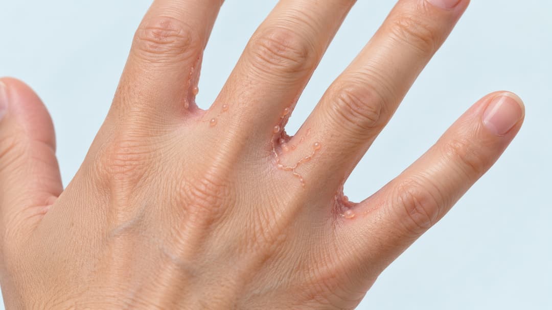 Cách nhận biết và xử lý tình trạng ghẻ nước ở tay