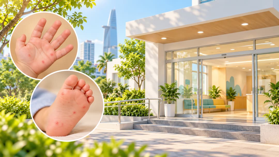 Khám tay chân miệng cho trẻ ở đâu tại Thành phố Hồ Chí Minh