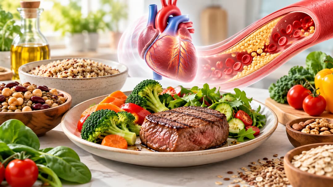 Người bị mỡ máu cao có ăn được thịt bò không và chế độ ăn phù hợp