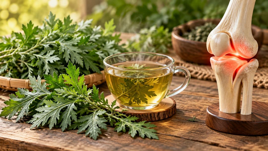 Ngải cứu hỗ trợ giảm đau khớp gối và những lưu ý khi áp dụng