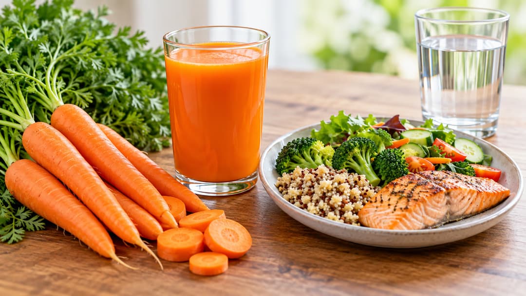 Uống nước ép cà rốt mỗi ngày có tốt không