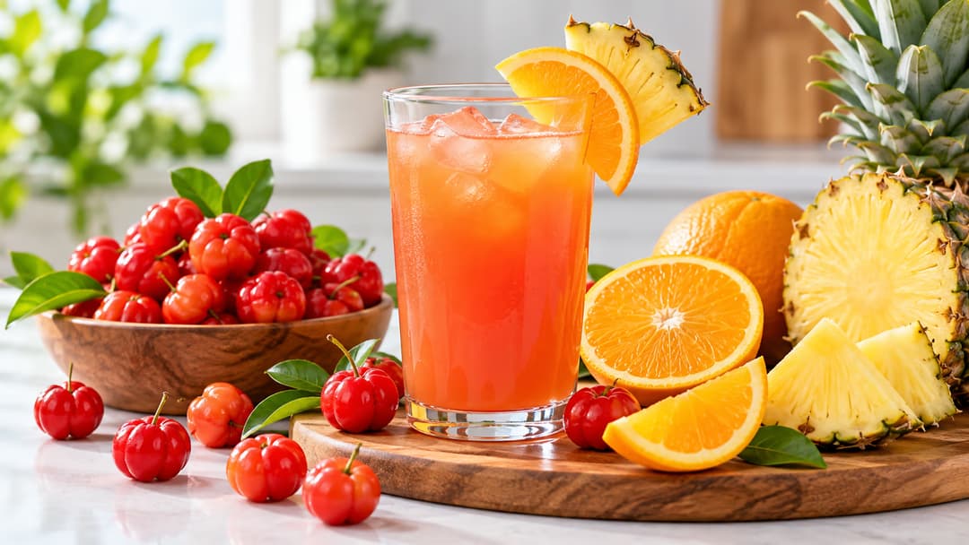 Nước ép sơ ri mix với gì để thơm ngon và giàu dưỡng chất?