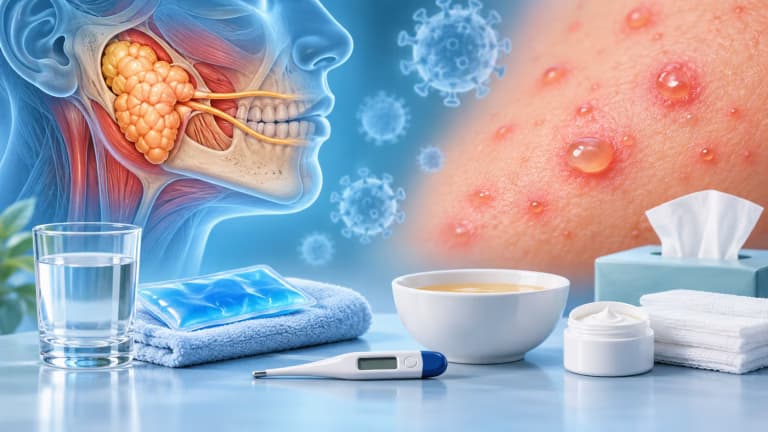 Phân biệt bệnh quai bị và thủy đậu để chăm sóc đúng cách