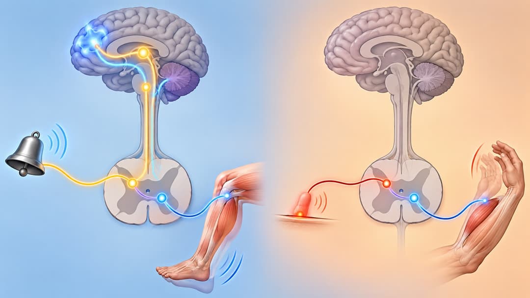 Phân biệt phản xạ có điều kiện và phản xạ không điều kiện
