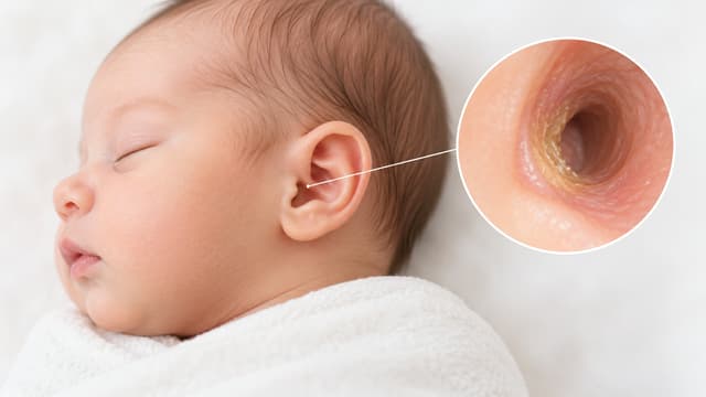 Tai trẻ sơ sinh có mùi hôi: Nguyên nhân thường gặp và cách xử trí