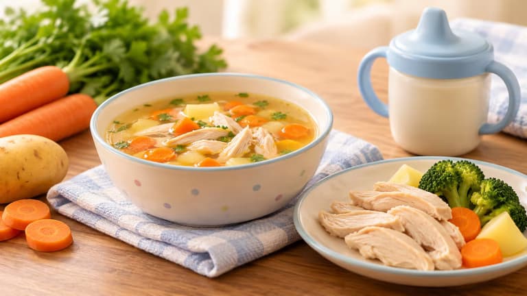Trẻ bị ho có ăn được thịt gà không