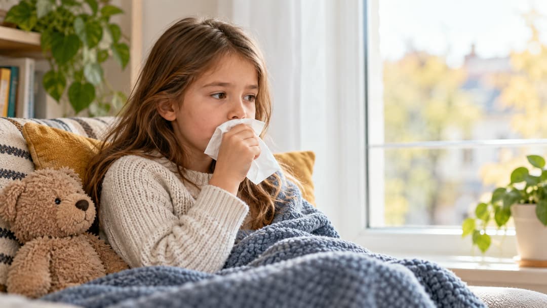 Trẻ ho dị ứng thời tiết: Biểu hiện đặc trưng và cách chăm sóc