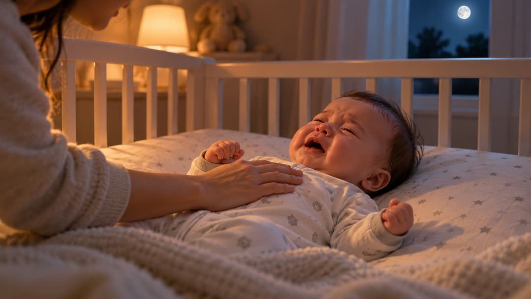 Trẻ hay khóc đêm thiếu chất gì và cách chăm sóc giấc ngủ cho trẻ