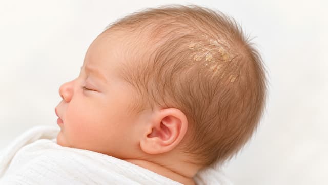 Trẻ sơ sinh bị gàu: Nguyên nhân và cách chăm sóc an toàn tại nhà