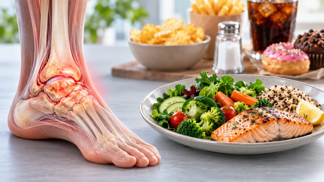 Viêm khớp cổ chân kiêng ăn gì để giảm sưng đau?