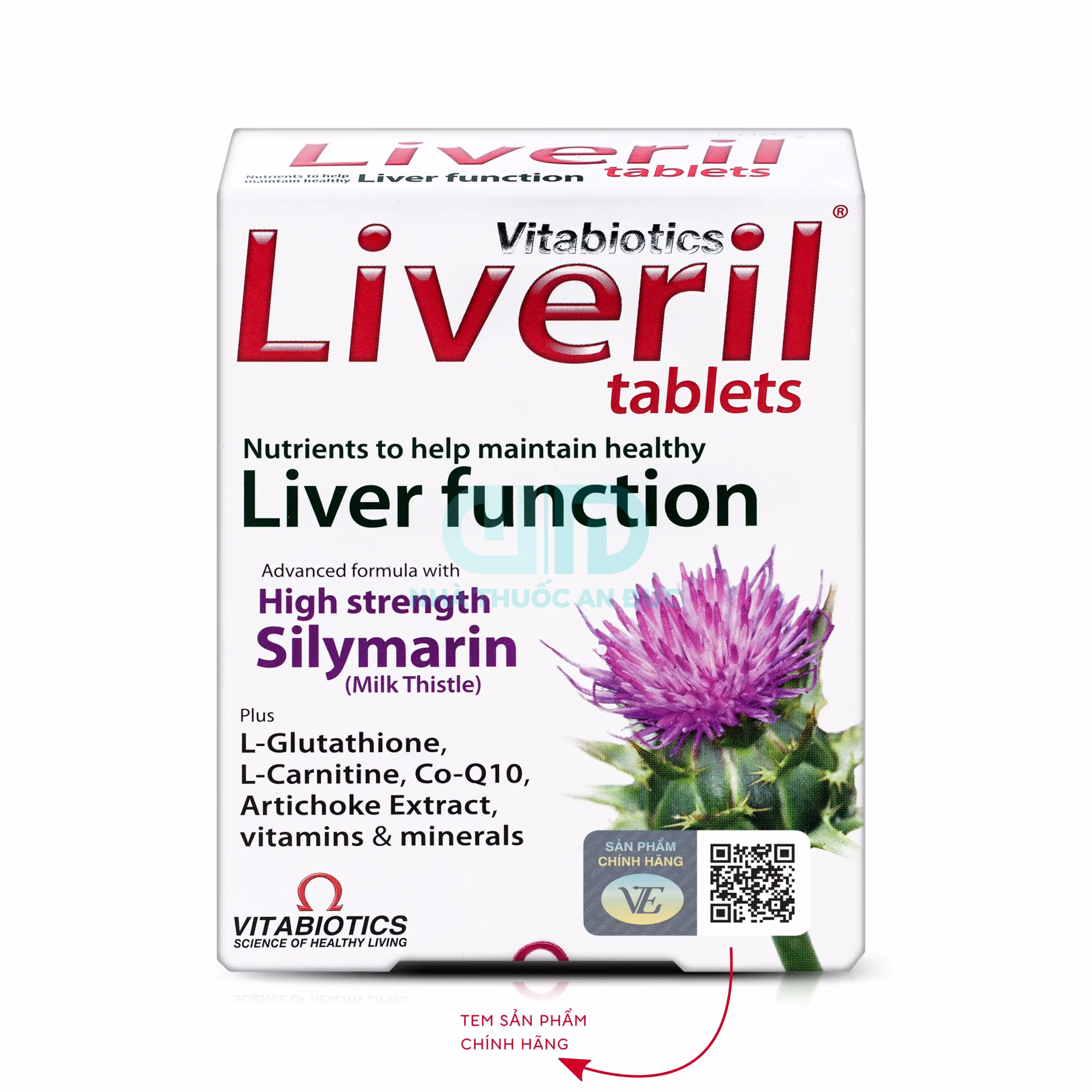 Hộp thực phẩm bảo vệ sức khỏe Liveril Tablets Vitabiotics