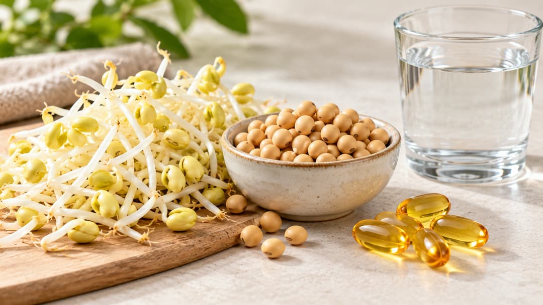 Uống vitamin E cùng mầm đậu nành có tốt không và lưu ý