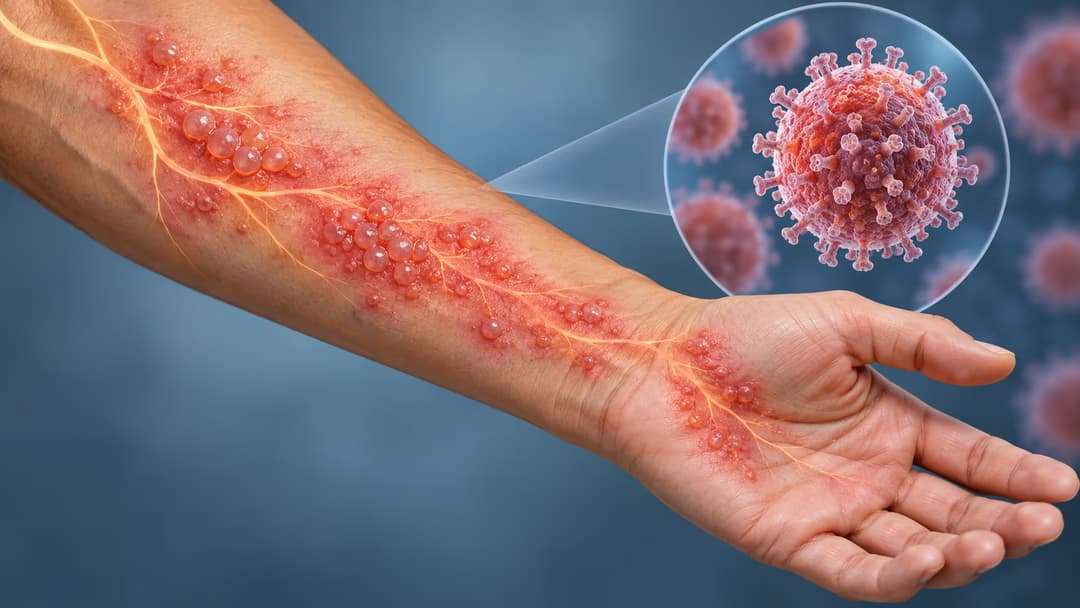 Zona thần kinh ở tay: Nguyên nhân, biểu hiện và cách chăm sóc