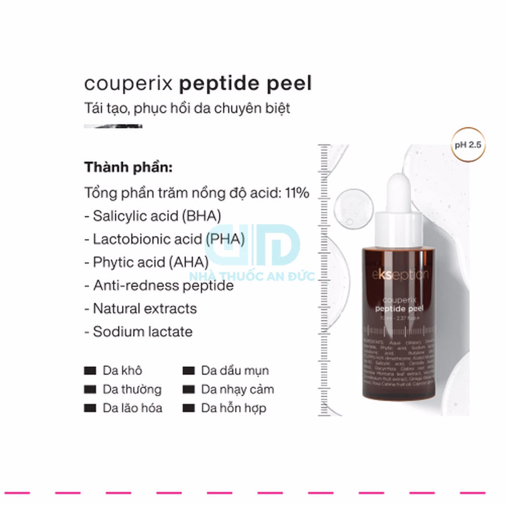 Peel da Ekseption Couperix Peptide Peel – Hình 1