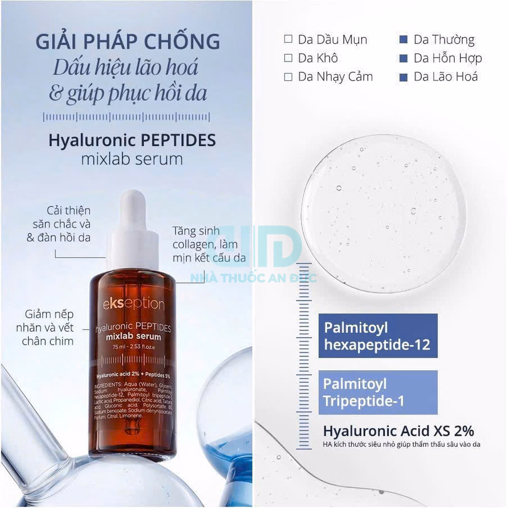 Serum Ekseption Hyaluronic Peptides – Hình 1