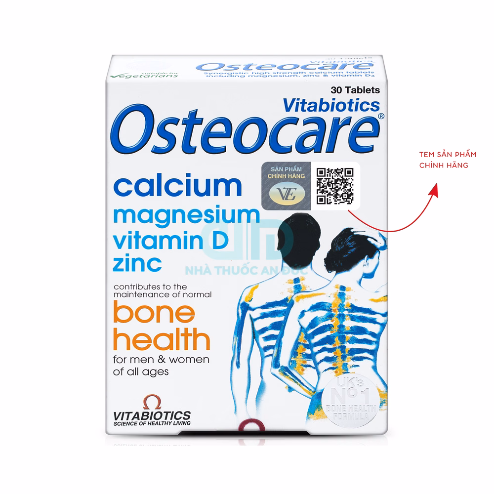 Viên uống Vitabiotics Osteocare Tablets – Hình 1