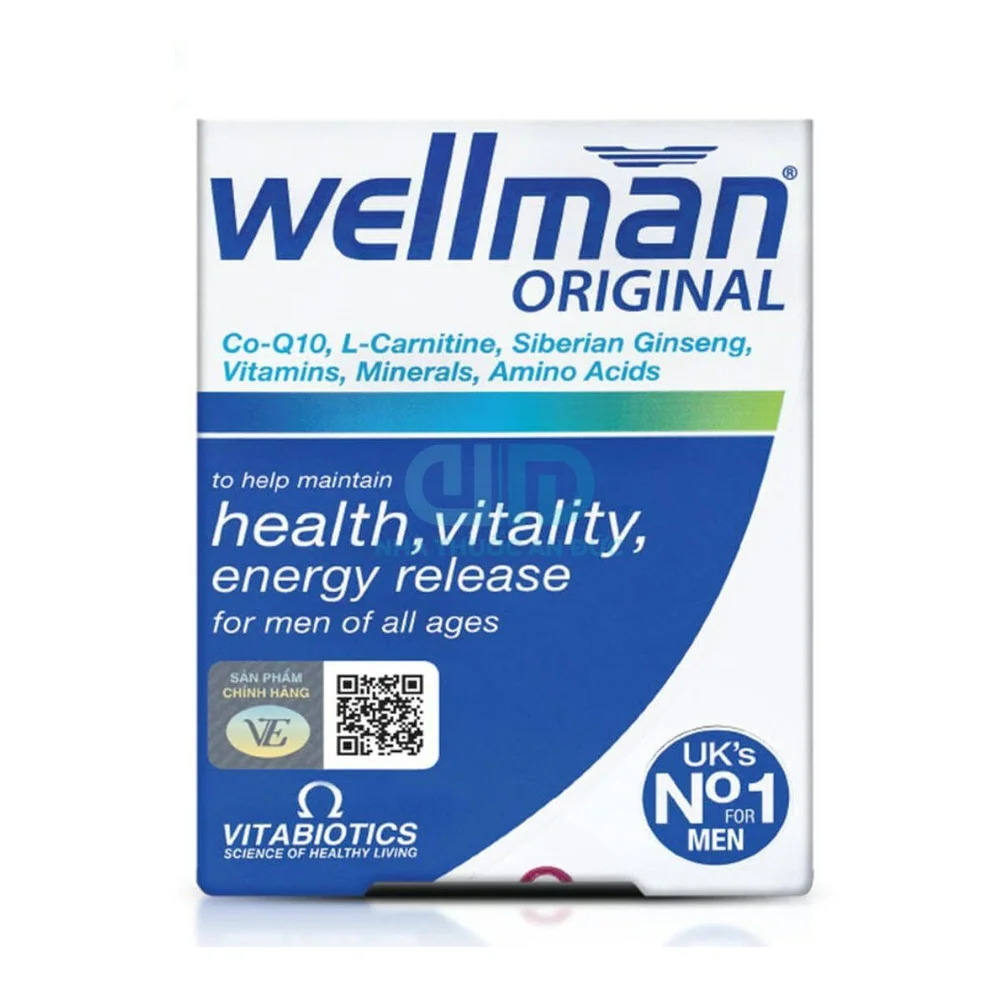 Viên uống nam giới Vitabiotics Wellman Original – Hình 1