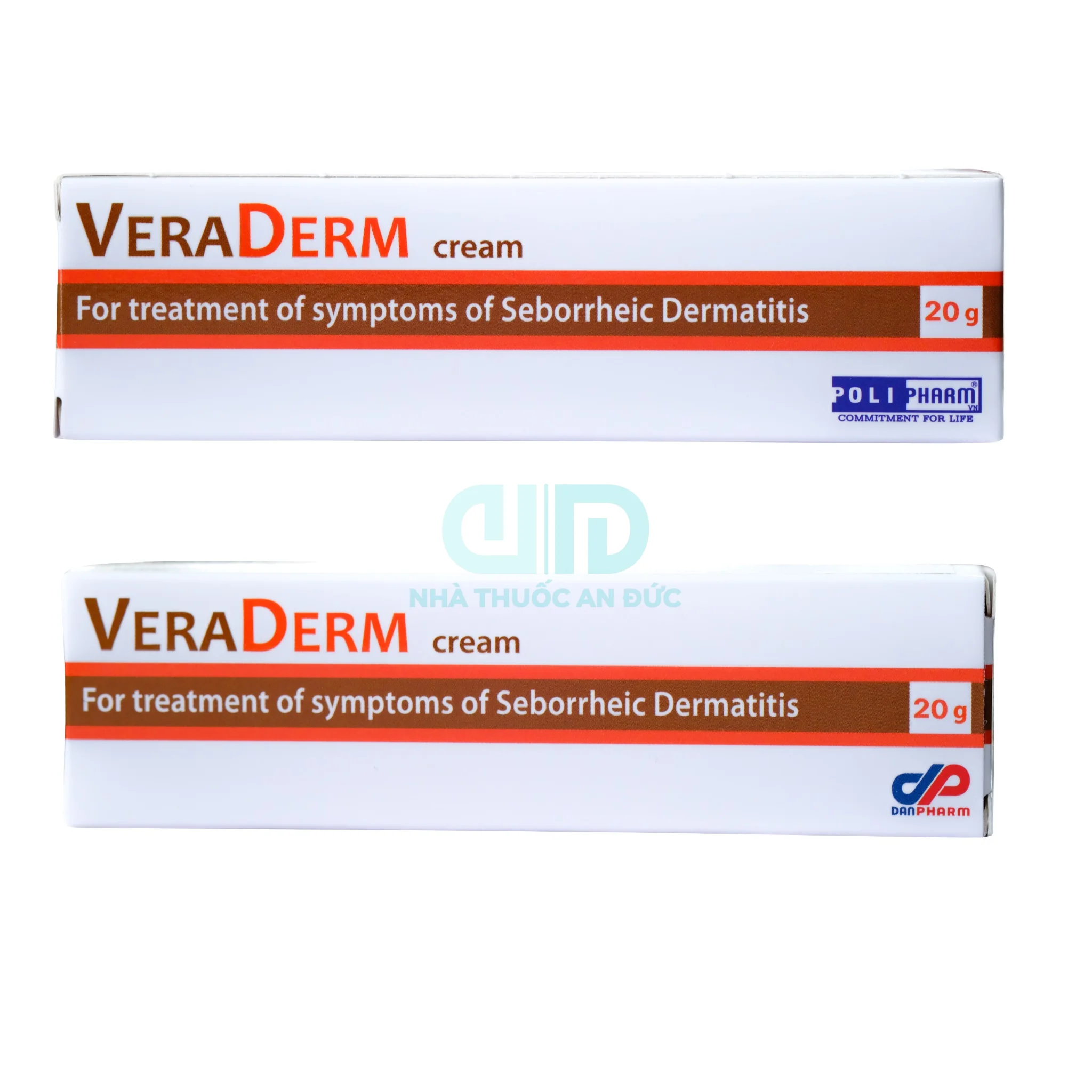 Hộp kem bôi VeraDerm 20g hỗ trợ viêm da tiết bã